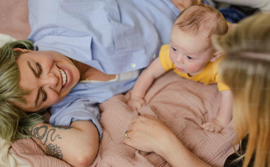 **Attribution: Creative Commons License under Unsplash** Family of three